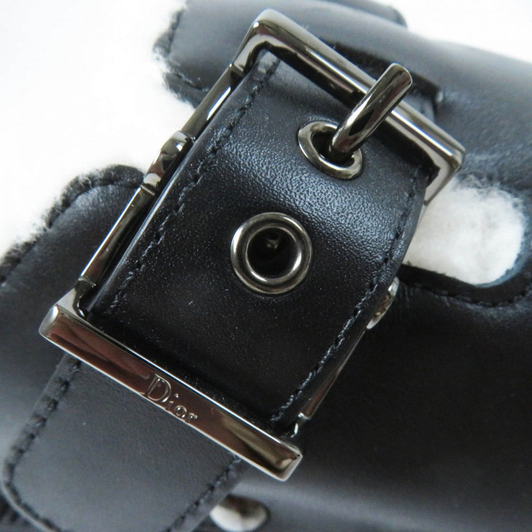 Christian Dior Sandals leather Black White Diorquake 34