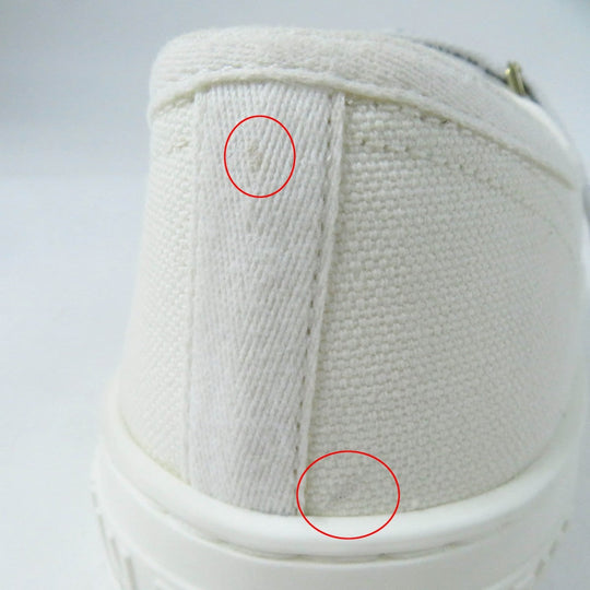 Christian Dior Low cut sneakers canvas white WALK N DIOR 37