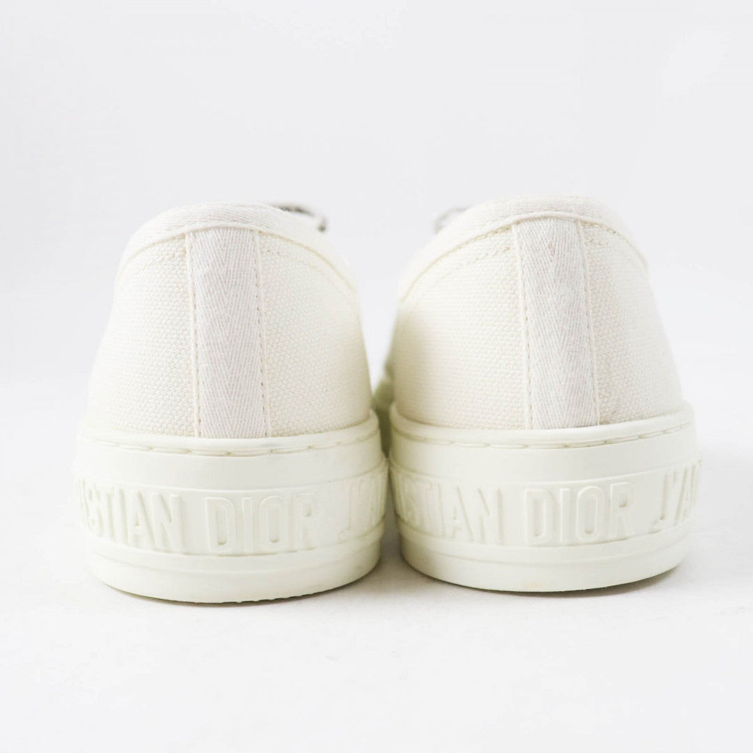 Christian Dior Low cut sneakers canvas white WALK N DIOR 37