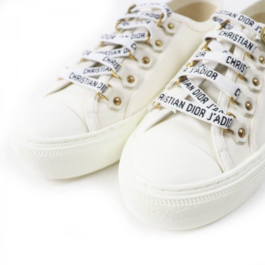 Christian Dior Low cut sneakers canvas white WALK N DIOR 37