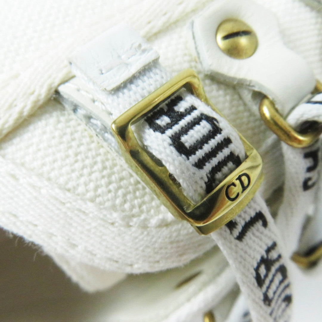 Christian Dior Low cut sneakers canvas white WALK N DIOR 37