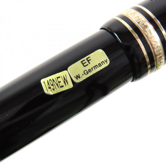 MONTBLANC fountain pen Pen tip: 18K Black gold Meisterstck 149 mens Used Authentic