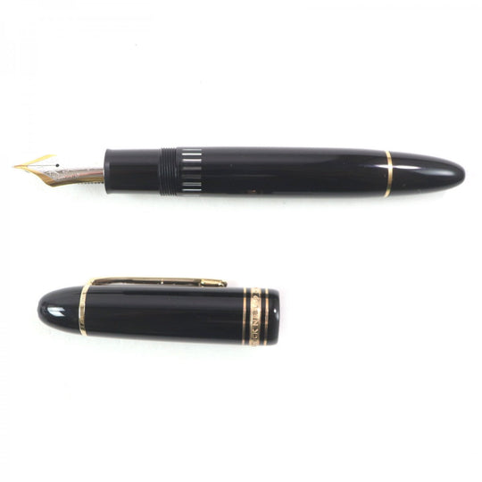 MONTBLANC fountain pen Pen tip: 18K Black gold Meisterstck 149 mens Used Authentic