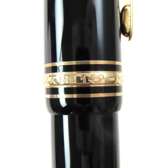 MONTBLANC fountain pen Pen tip: 18K Black gold Meisterstck 149 mens Used Authentic