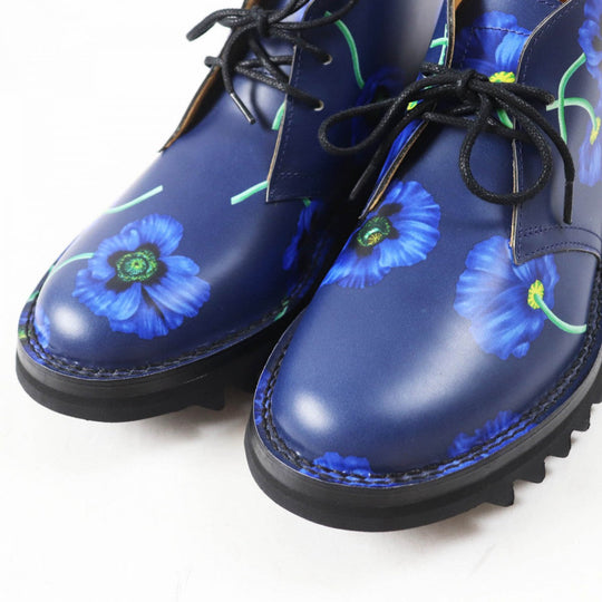KENZO short boots Main: Leather Blue navy KENZOWAVE Women 37 Used Authentic