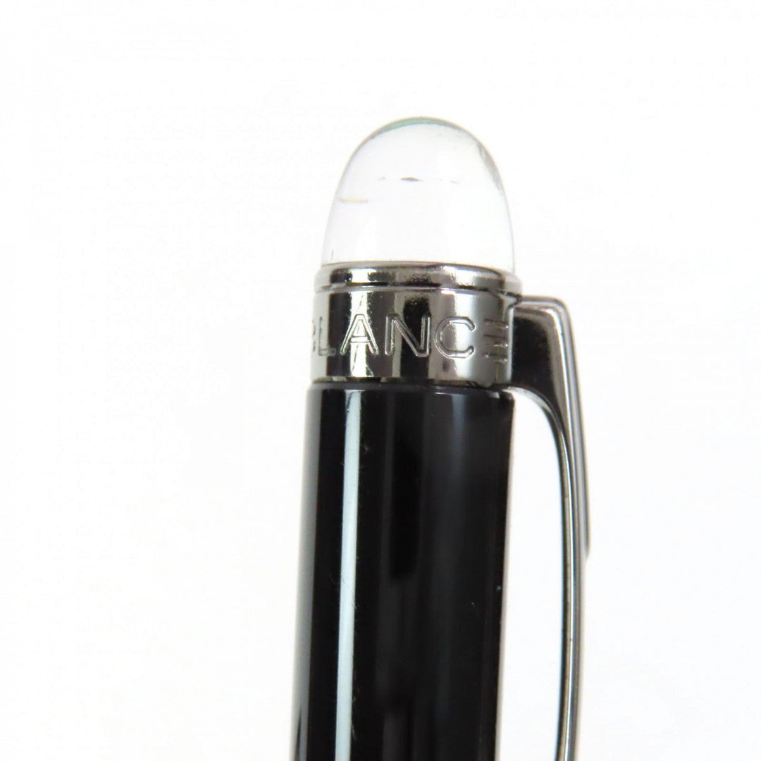 MONTBLANC Ballpoint pen Resin, Platinum Black gun metallic Starwalker mens Used Authentic