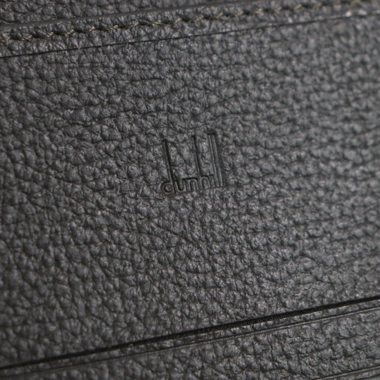 Dunhill Long Wallet Purse Main: PVC, Main: Leather Dark brown D-EIGHT mens Used Authentic