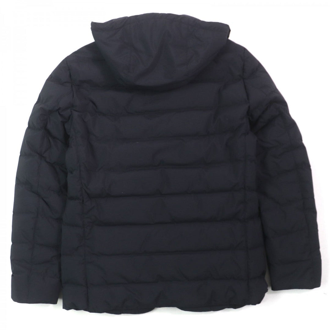 MONCLER Down jacket Outer: 100% polyester, Lining: 100% nylon, Lining: 100% nylon, Part: 100% wool, Filling: 90% down Dark navy VERNOUX mens 1 Used Authentic