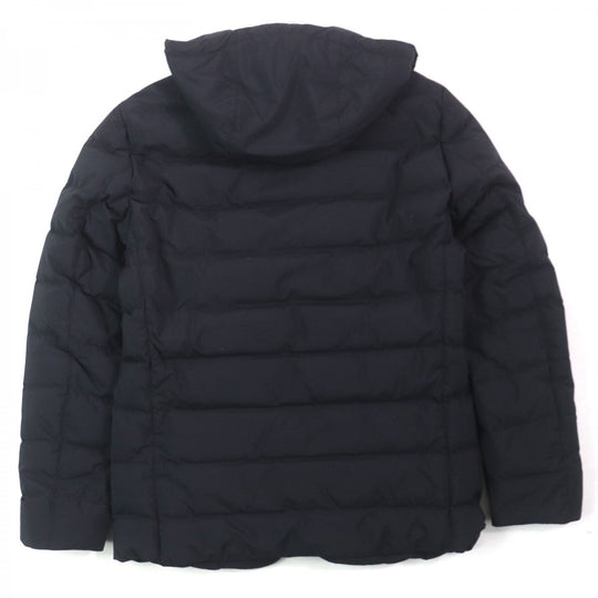 MONCLER Down jacket Outer: 100% polyester, Lining: 100% nylon, Lining: 100% nylon, Part: 100% wool, Filling: 90% down Dark navy VERNOUX mens 1 Used Authentic