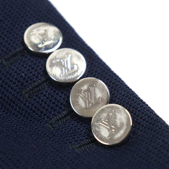LOUIS VUITTON tailored jacket H3JA16BRG cotton Navy 52