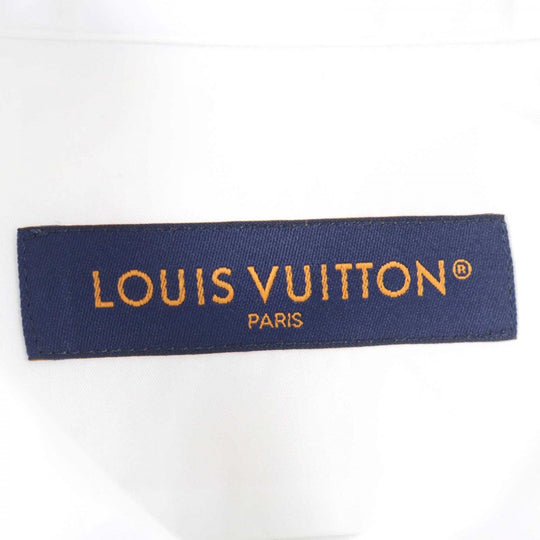 LOUIS VUITTON Long sleeve shirt HPS52W Main: 100% cotton White type mens XS Used Authentic