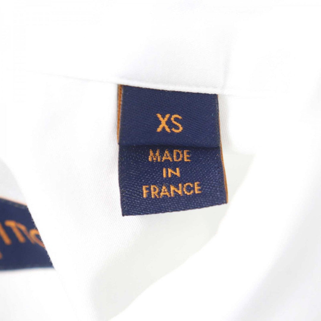 LOUIS VUITTON Long sleeve shirt HPS52W Main: 100% cotton White type mens XS Used Authentic