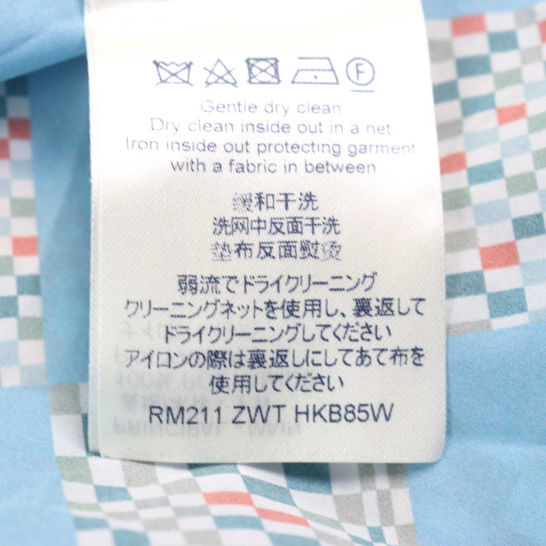 LOUIS VUITTON Hoodie HKB85W Main: 100% nylon Light blue type mens 48 Used Authentic