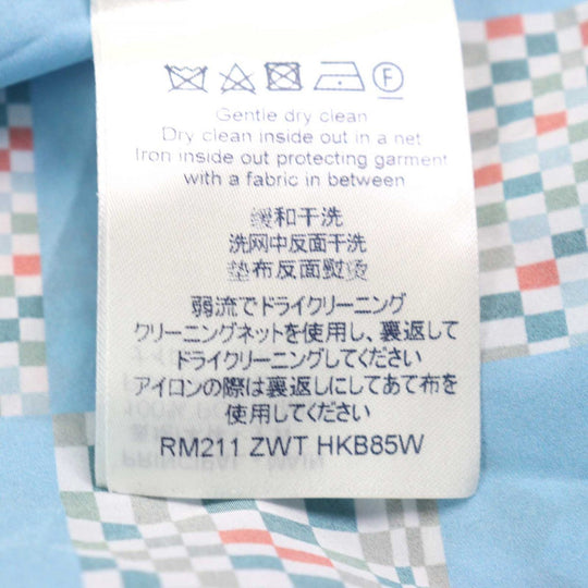 LOUIS VUITTON Hoodie HKB85W Main: 100% nylon Light blue type mens 48 Used Authentic