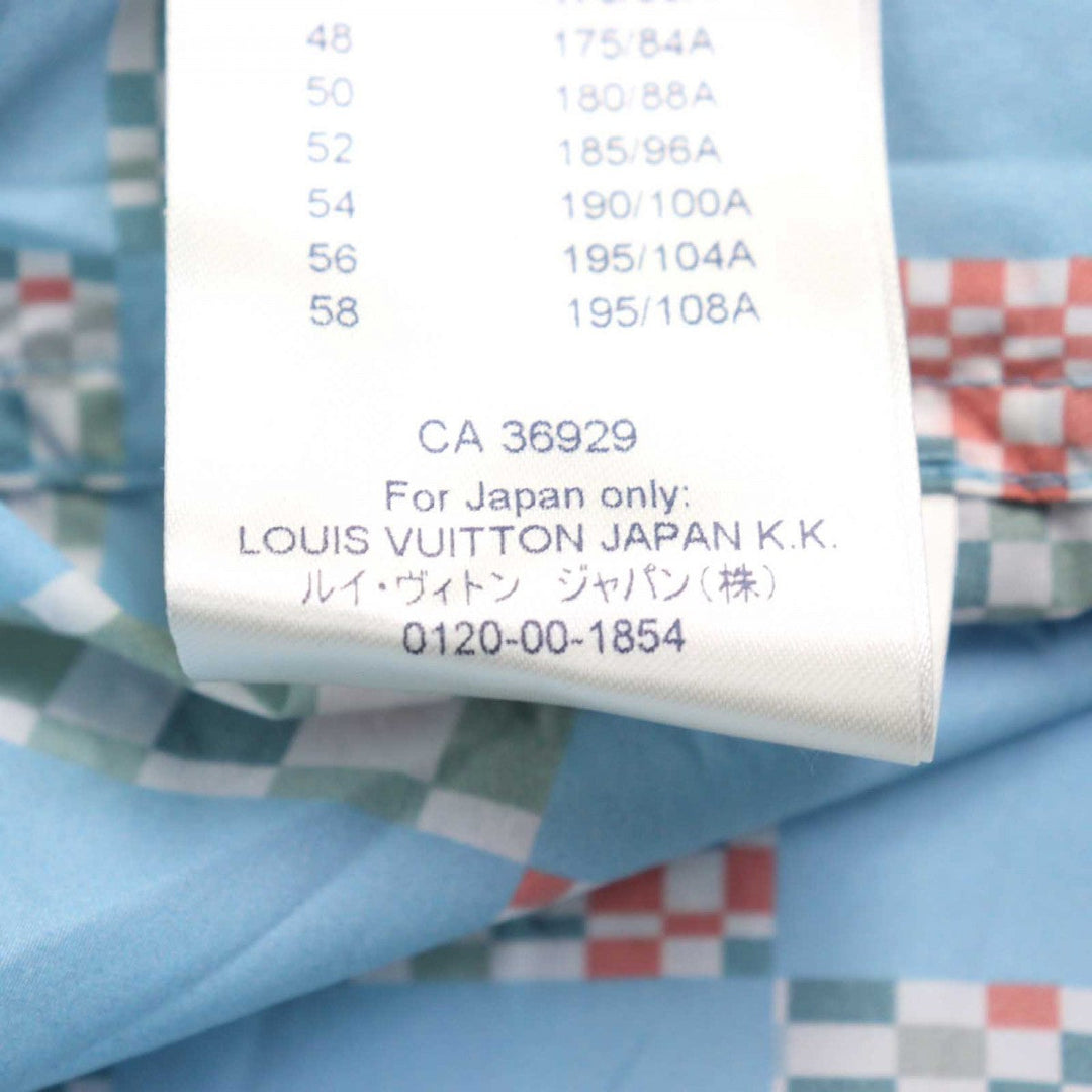 LOUIS VUITTON Hoodie HKB85W Main: 100% nylon Light blue type mens 48 Used Authentic