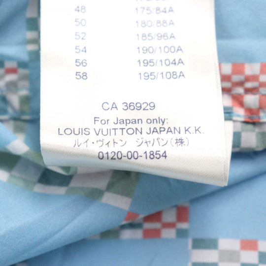 LOUIS VUITTON Hoodie HKB85W Main: 100% nylon Light blue type mens 48 Used Authentic