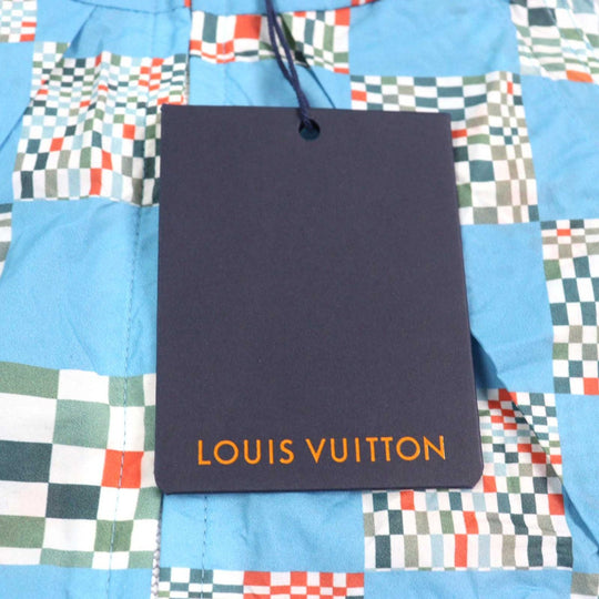 LOUIS VUITTON Hoodie HKB85W Main: 100% nylon Light blue type mens 48 Used Authentic