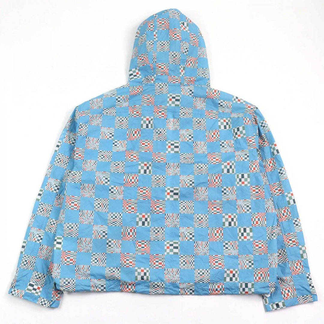 LOUIS VUITTON Hoodie HKB85W Main: 100% nylon Light blue type mens 48 Used Authentic
