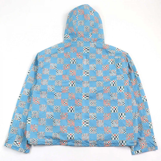 LOUIS VUITTON Hoodie HKB85W Main: 100% nylon Light blue type mens 48 Used Authentic