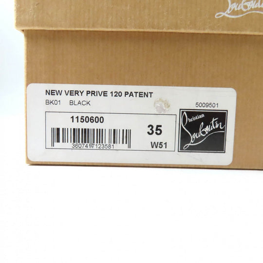 Christian Louboutin pumps 1150600 Main: Patent leather black NEW VERY PRIVE 120 Women 35 Used Authentic