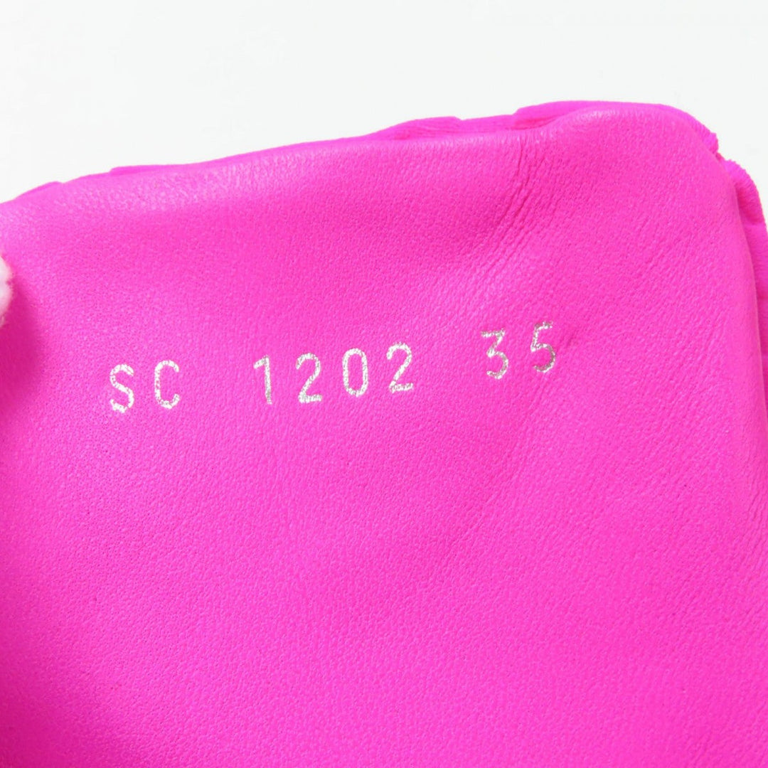 LOUIS VUITTON Sandals 1AB1NO Monogram pattern neoprene, Anna and Mick footbed pink Pool Pillow Women 35 Used Authentic