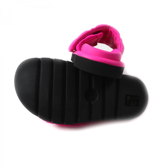 LOUIS VUITTON Sandals 1AB1NO Monogram pattern neoprene, Anna and Mick footbed pink Pool Pillow Women 35 Used Authentic