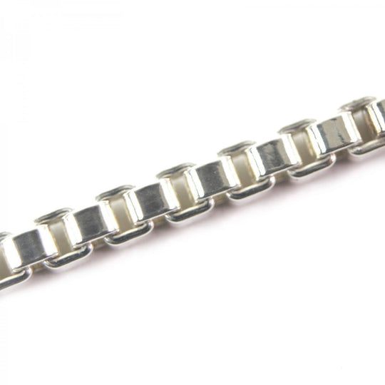 TIFFANY&Co. bracelet Main�FAG925 Silver Venetian ID mens Used Authentic