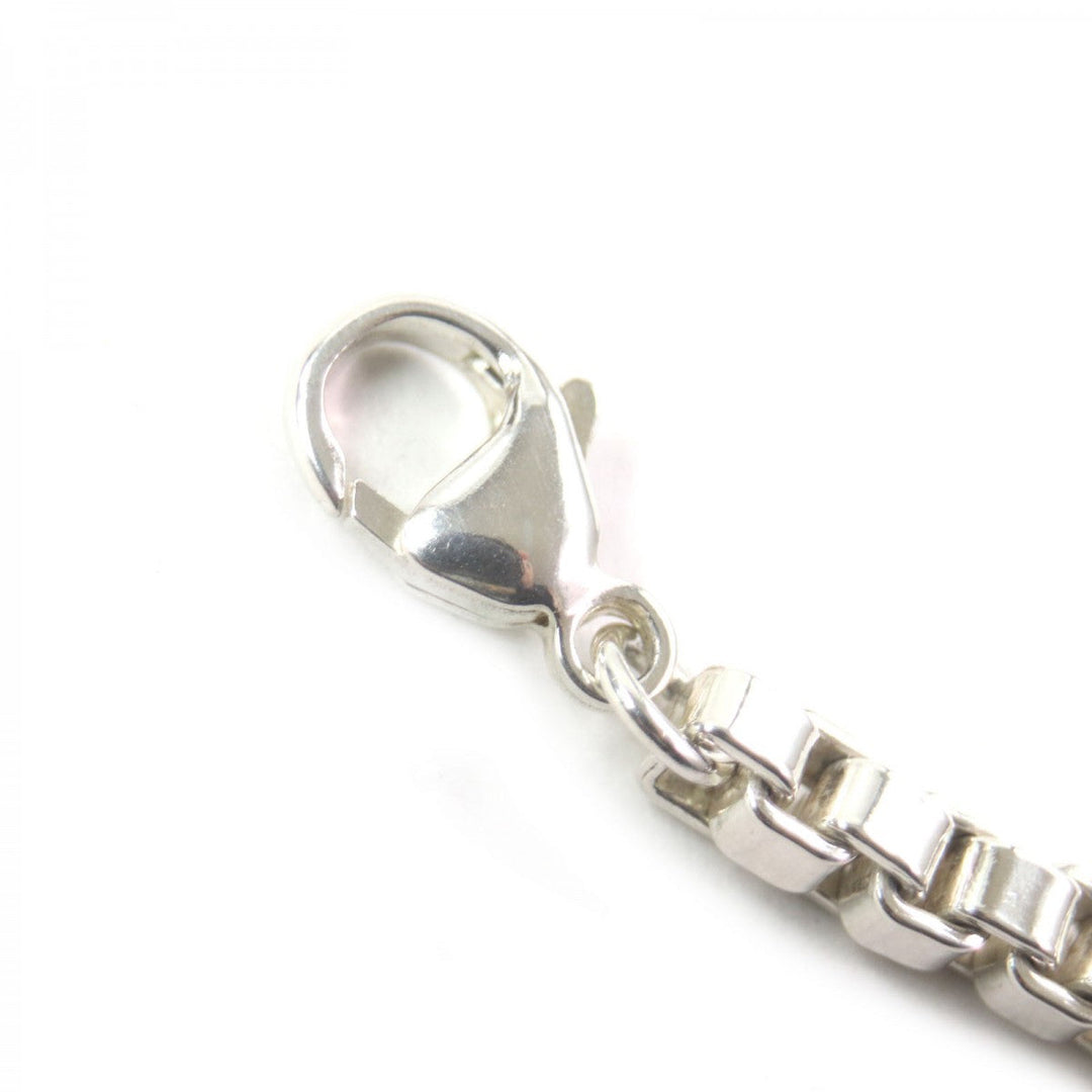 TIFFANY&Co. bracelet Main�FAG925 Silver Venetian ID mens Used Authentic