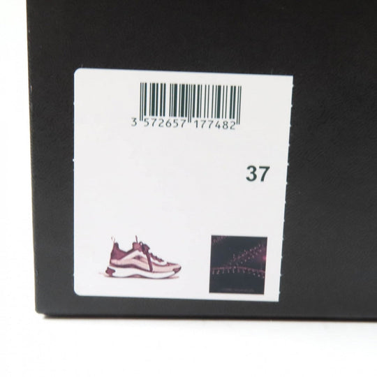 CHANEL sneakers G35617 Mixed Fiber, Calfskin, Velvet, Polyurethane black Women 37 Used Authentic