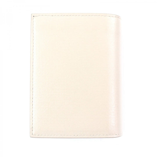 GIVENCHY Bifold Wallet BK608MK1T4 Main: Leather Beige black Classic 4G Card Boulder mens Used Authentic