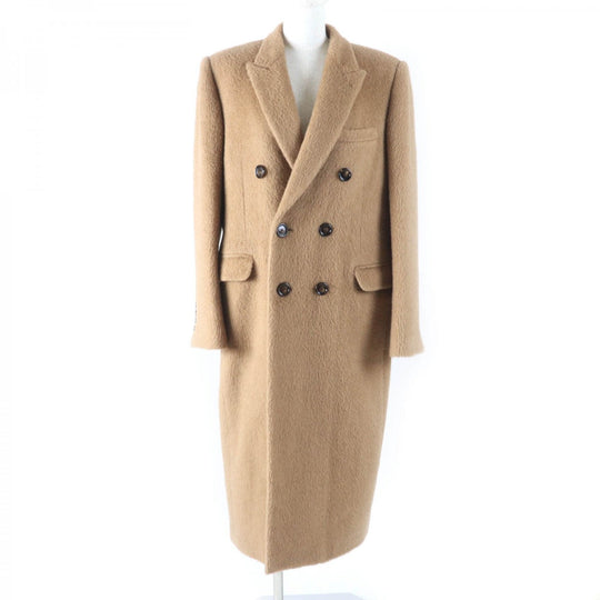 CELINE coat 2M12A783O Outer: 100% camel, Lining: 70% cupra, Lining: 30% cotton Camel Women 36 Used Authentic