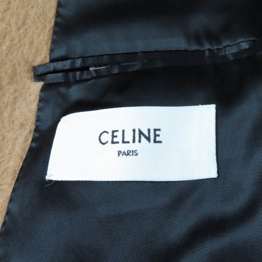 CELINE coat 2M12A783O Outer: 100% camel, Lining: 70% cupra, Lining: 30% cotton Camel Women 36 Used Authentic
