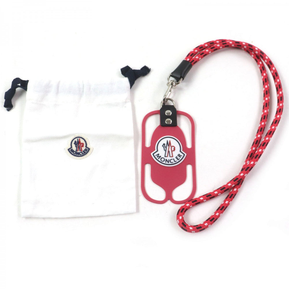 MONCLER strap Main: Rubber pink mens Used Authentic