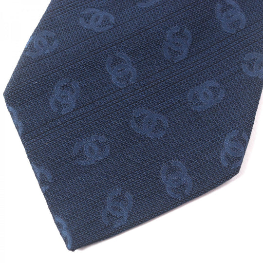 CHANEL tie Main: 100% silk, Main: 60% silk, Main: 40% wool Navy mens Used Authentic