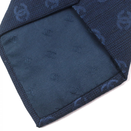 CHANEL tie Main: 100% silk, Main: 60% silk, Main: 40% wool Navy mens Used Authentic