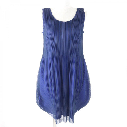PLEATS PLEASE one piece PP11-JT675 polyester Navy 3