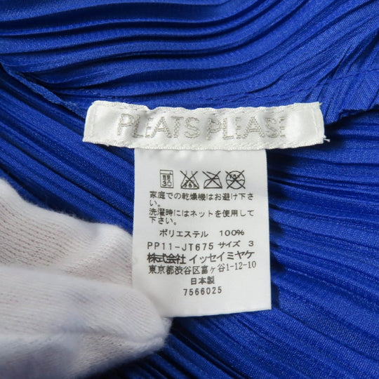 PLEATS PLEASE one piece PP11-JT675 polyester Navy 3