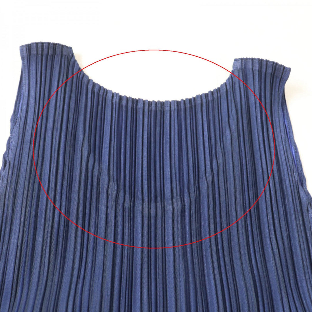 PLEATS PLEASE one piece PP11-JT675 polyester Navy 3