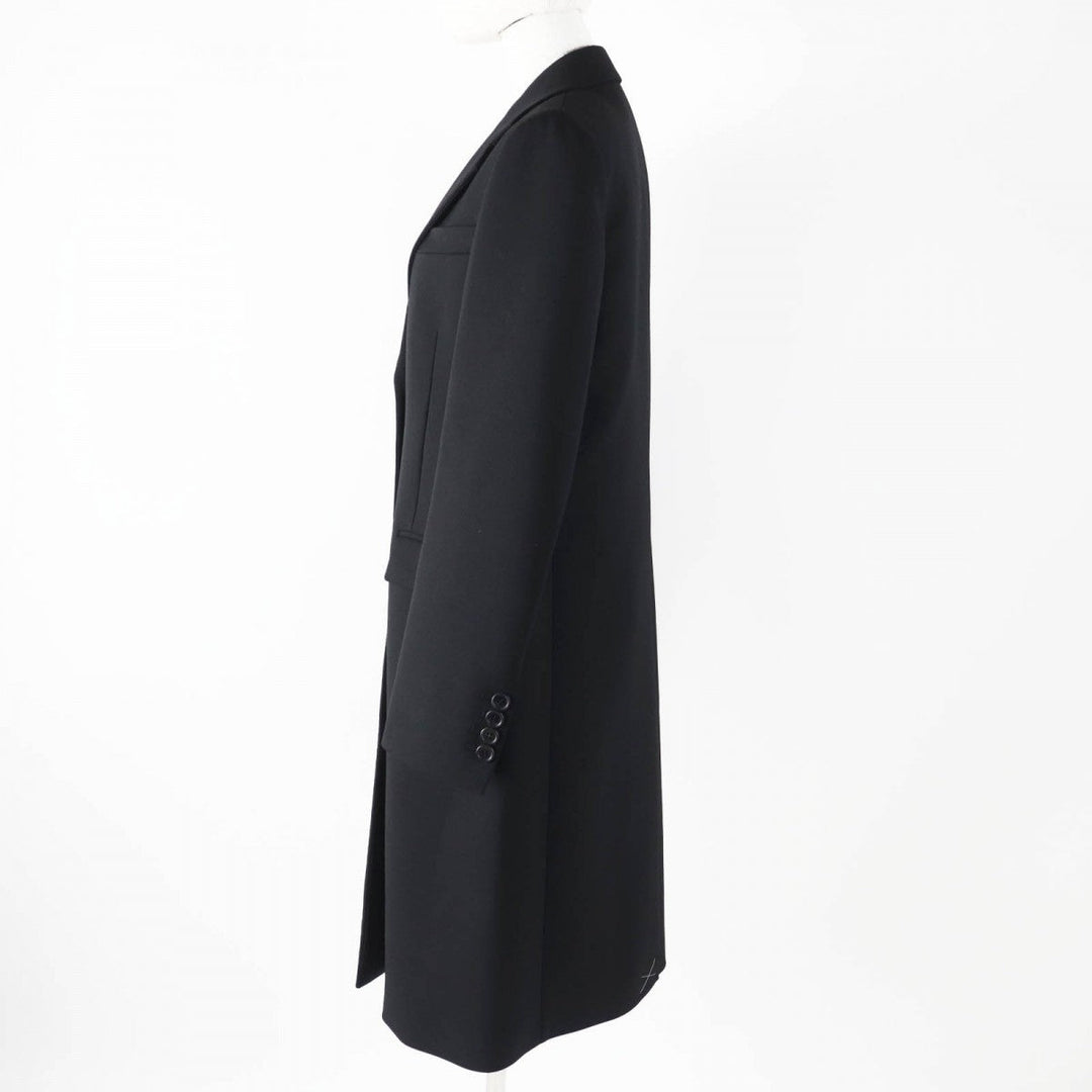 PRADA Chester coat P6490 Main: 98% wool, Main: 2% polyurethane black Women 38 Used Authentic