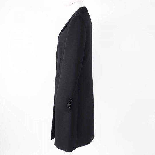 PRADA Chester coat P6490 Main: 98% wool, Main: 2% polyurethane black Women 38 Used Authentic