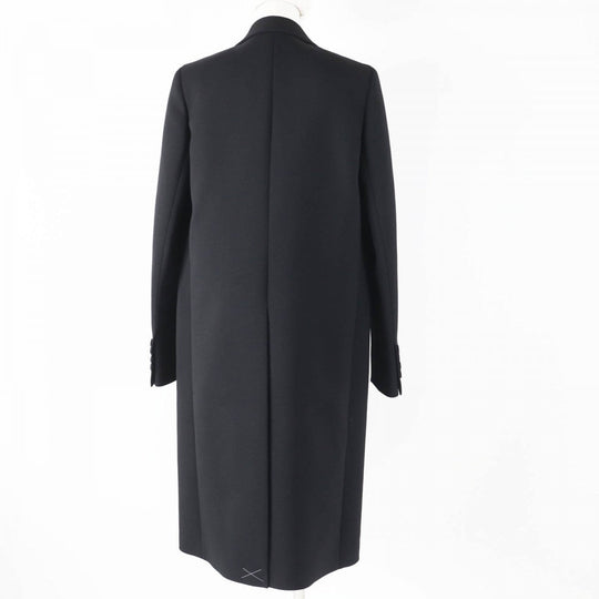 PRADA Chester coat P6490 Main: 98% wool, Main: 2% polyurethane black Women 38 Used Authentic