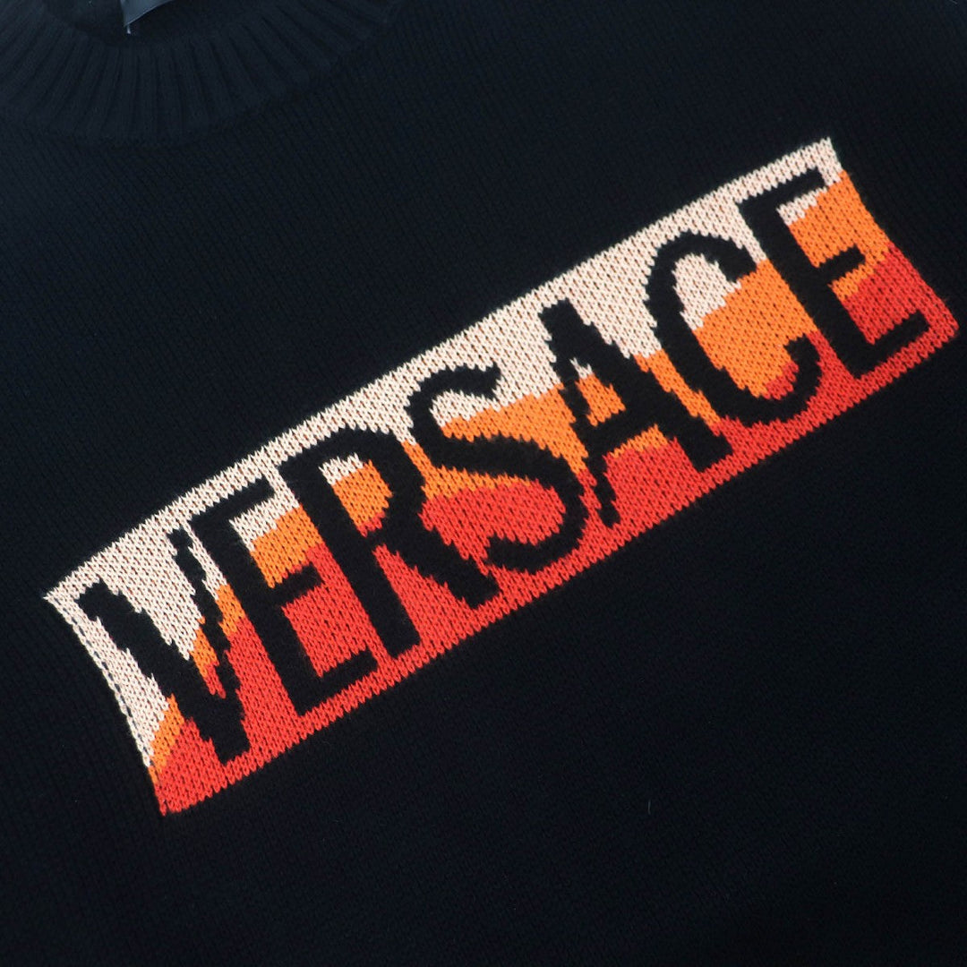 VERSACE knit 1003622 cotton black 46 (170/84A)