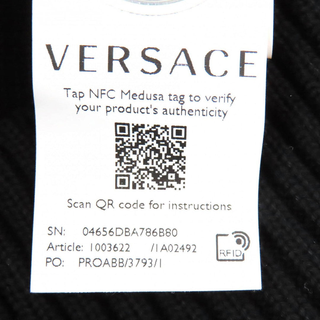VERSACE knit 1003622 cotton black 46 (170/84A)