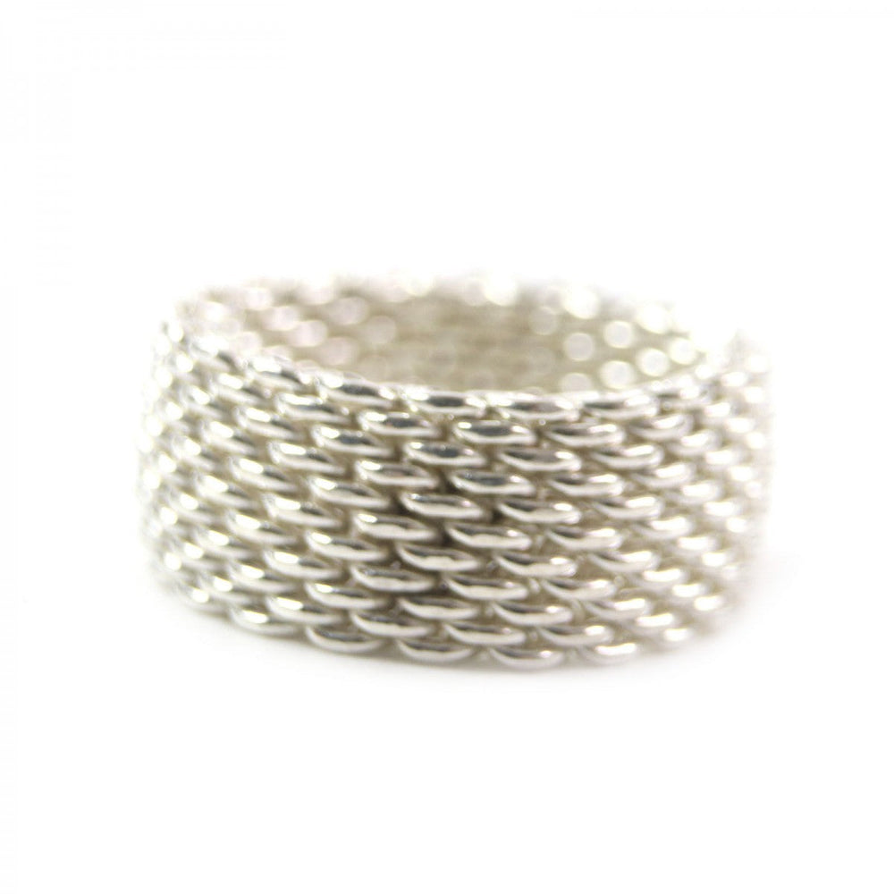 TIFFANY&Co. Ring SV925 Silver somerset mesh ring