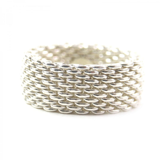 TIFFANY&Co. Ring SV925 Silver somerset mesh ring