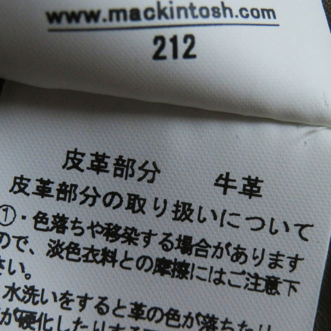 Mackintosh Stainless collar coat G212MO1107FLACD Main: 100% cotton, lining: 100% cupra HONEY (beige) LAGGAN EX Women 40 Used Authentic