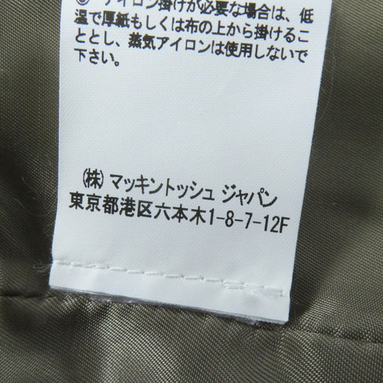 Mackintosh Stainless collar coat G212MO1107FLACD Main: 100% cotton, lining: 100% cupra HONEY (beige) LAGGAN EX Women 40 Used Authentic