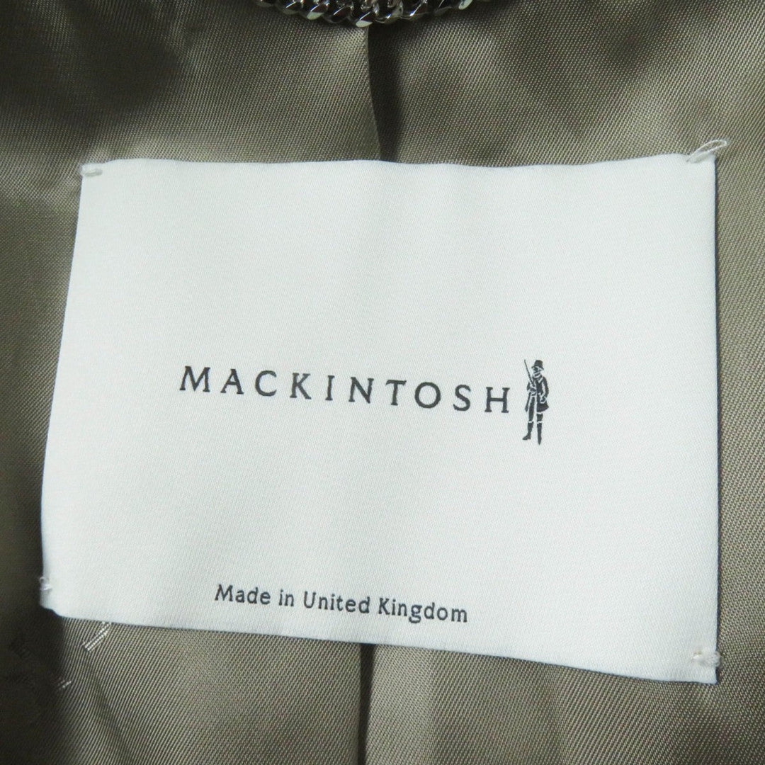 Mackintosh Stainless collar coat G212MO1107FLACD Main: 100% cotton, lining: 100% cupra HONEY (beige) LAGGAN EX Women 40 Used Authentic