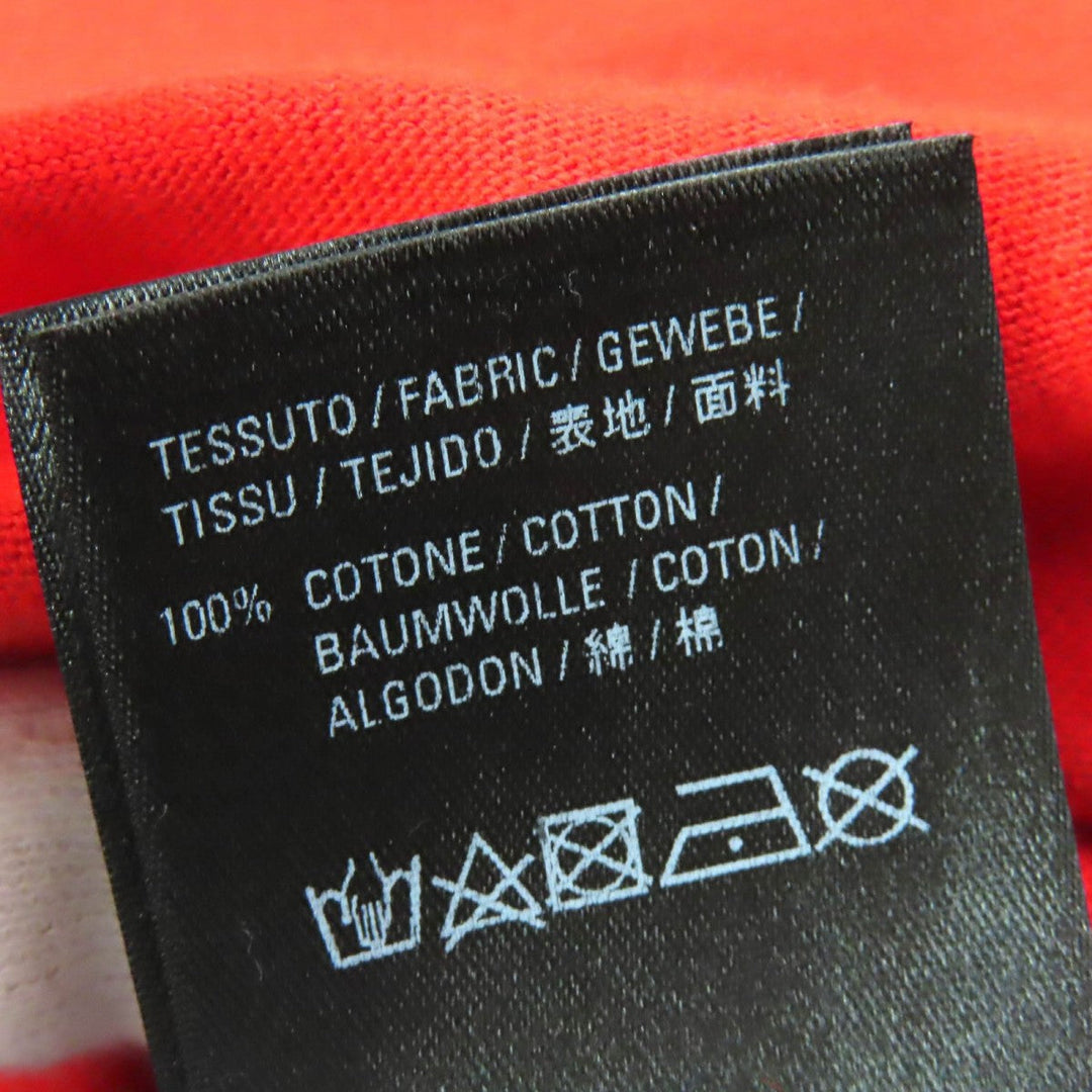 BALENCIAGA Short sleeve T-shirt 612965 cotton Red Real Balenciaga Tee mens XS Used Authentic