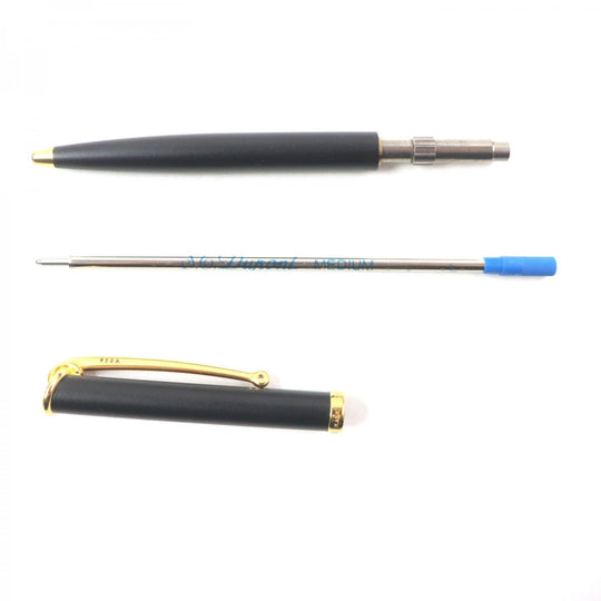 HERMES Ballpoint pen Gold Plated black Allegro mens Used Authentic